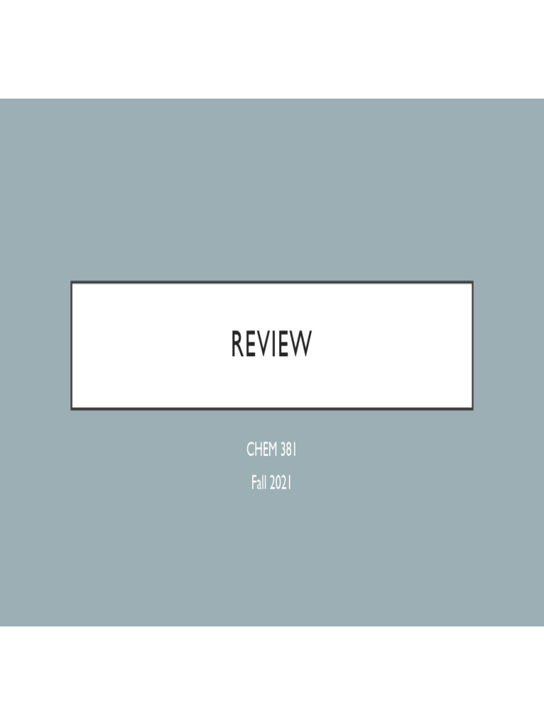 Midterm review pdf coordination complex isomer