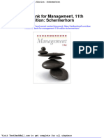 Full Download Test Bank For Management 11th Edition Schermerhorn PDF Full Chapter