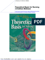 Full Download Test Bank Theoretical Basis For Nursing 3rd Edition Mcewen PDF Full Chapter