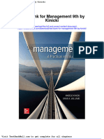 Full Download Test Bank For Management 9th by Kinicki PDF Full Chapter
