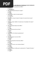 Quiz biblique : 68 questions et réponses | PDF | Évangile selon Luc | Josué