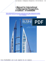 Full Download Solution Manual For International Business A Managerial Perspective 8 e 8th Edition 0133506290 PDF Full Chapter