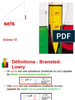 Chimie BI T8 Acides Et Bases