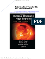 Full Download Thermal Radiation Heat Transfer 5th Howell Solution Manual PDF Full Chapter