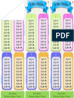 Tabuada de Multiplicação