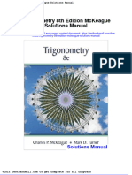 Full Download Trigonometry 8th Edition Mckeague Solutions Manual PDF Full Chapter