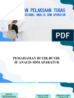 Materi Pemahaman Pelaksanaan Tugas JF Analis SDMA - MA2021