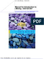 Full Download Solution Manual For Introduction To Data Mining 0321321367 PDF Full Chapter