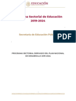 SEP ProgramaSectorialEducación2019-2024