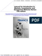 Full Download Solution Manual For Introduction To Finance Markets Investments and Financial Management Melicher Norton 15th Edition PDF Full Chapter