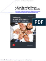 Full Download Test Bank For Managing Human Resources 11th Edition Wayne Cascio PDF Full Chapter