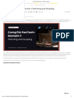 CompTIA PenTest+ Domain 1 - Planning and Scoping