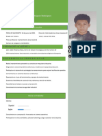 Currículum Marco Antonio Rodríguez Rodríguez