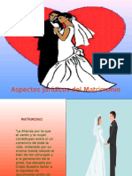 Presentación  sobre Aspectos jurídicos del matrimonio