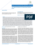 Effects of Egg Shell Waste and Algae Enrichment On Tomato Plant Nutrition in The Controlled Environment