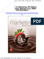 Full Download Test Bank For Marketing 6th Edition Dhruv Grewal Michael Levy Isbn 9781259709074 PDF Full Chapter