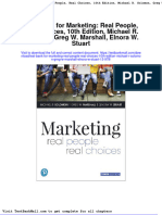 Full Download Test Bank For Marketing Real People Real Choices 10th Edition Michael R Solomon Greg W Marshall Elnora W Stuart 13 978 PDF Full Chapter