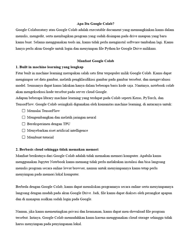 Google Colab | PDF