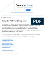 Dokumen.tips Computer Post and Beep Codespdf