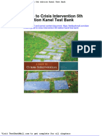 Full Download A Guide To Crisis Intervention 5th Edition Kanel Test Bank PDF Full Chapter