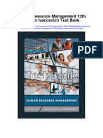 Instant Download Human Resource Management 12th Edition Ivancevich Test Bank PDF Full Chapter
