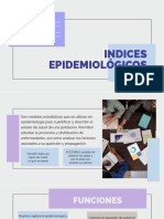 Indices Epidemiologicos