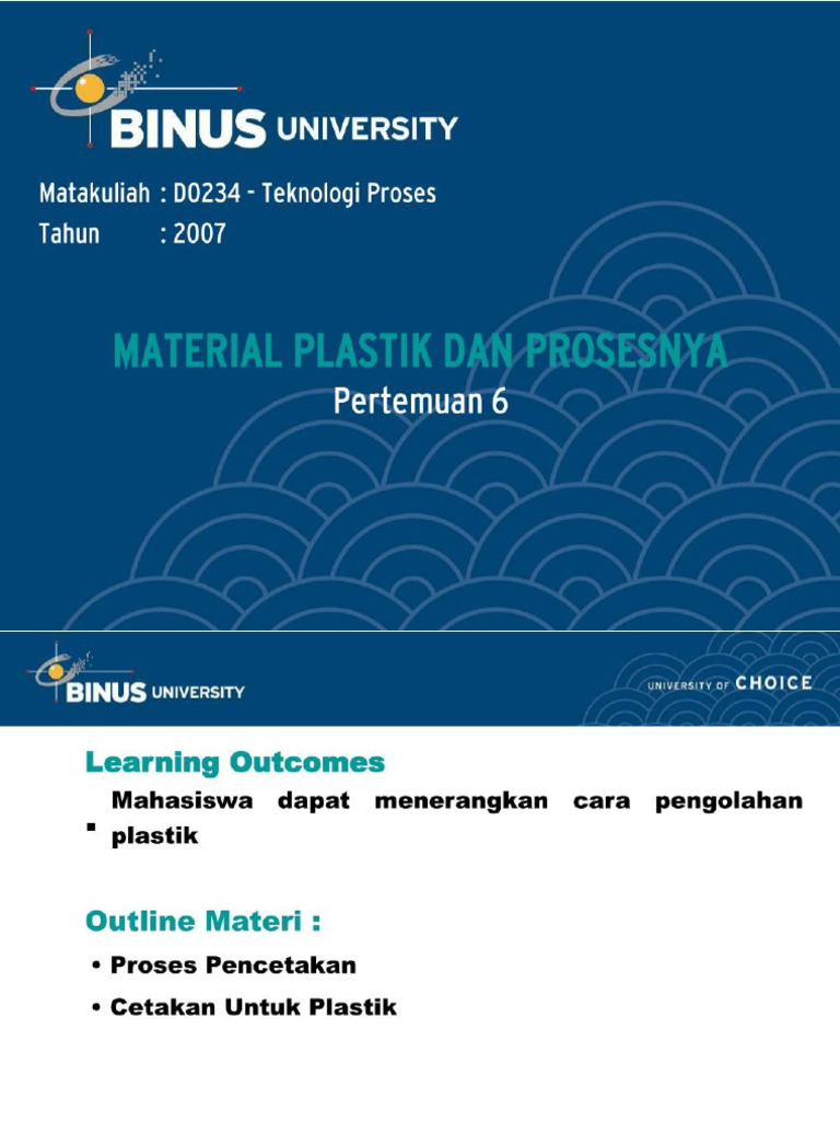 Material Plastik Dan Prosesnya Pdf