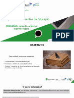 Aula PDF Unidade I - Fundamentos Da Educação 1