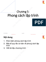 Ky Thuat Lap Trinh Lec5. Programming Style (Cuuduongthancong - Com)