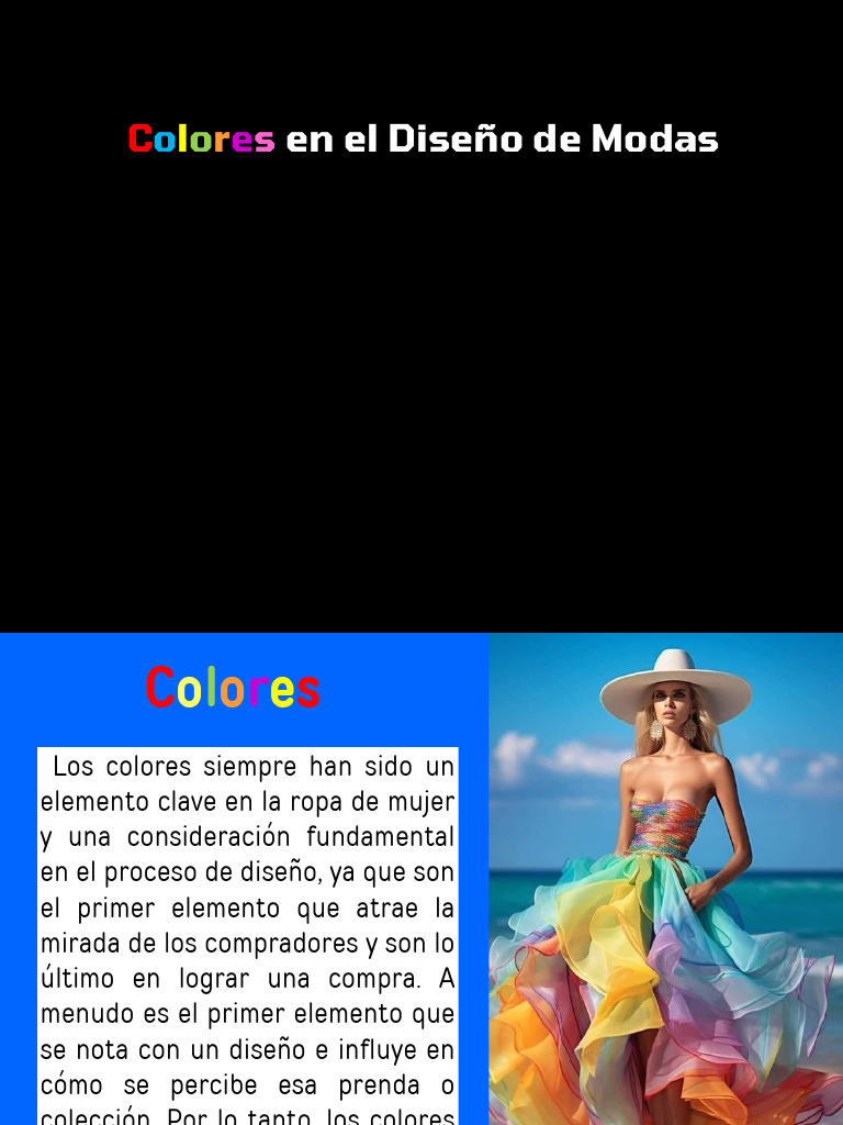 Colores en El Diseño de Moda | PDF | Color | Amarillo