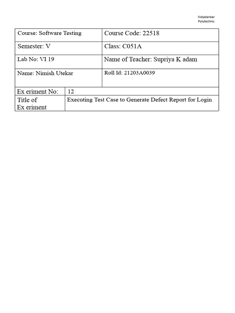 Ste Experiment 12 Nimish | PDF | World Wide Web | Internet & Web