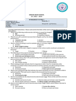 PEH 011 - Worksheet 4 - Aerobic Quiz