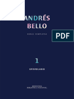 OC Andrés Bello Tomo I Epistolario - 0