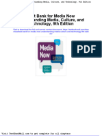 Full Download Test Bank For Media Now Understanding Media Culture and Technology 9th Edition PDF Full Chapter