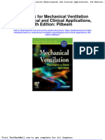 Full Download Test Bank For Mechanical Ventilation Physiological and Clinical Applications 4th Edition Pilbeam PDF Full Chapter