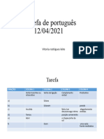 Tarefa de Português 12