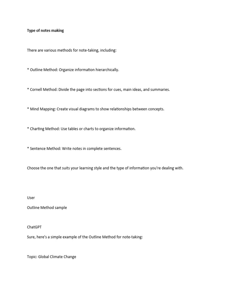 Notes Making With Pdf