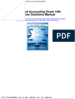 Full Download Advanced Accounting Hoyle 10th Edition Solutions Manual PDF Full Chapter