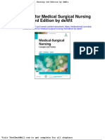 Full Download Test Bank For Medical Surgical Nursing 3rd Edition by Dewit PDF Full Chapter