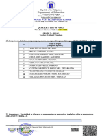 Q1 MTB Mle 2 Rosal List of Pupils - Remediation