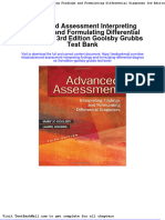 Full Download Advanced Assessment Interpreting Findings and Formulating Differential Diagnoses 3rd Edition Goolsby Grubbs Test Bank PDF Full Chapter