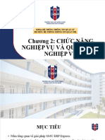 Chuong 2 - Chuc Nang Nghiep Vu Va QT Nghiep Vu