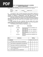 Sample Survey Questionnaire