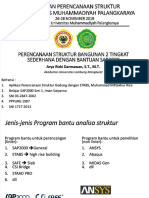 Perencanaan Bangunan 2 Tingkat Sederhana Dengan Sap 2000 PDF