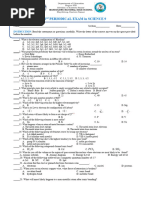 2 Periodical Exam in Science 9: Instruction