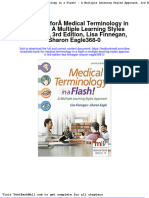 Test Bank Forâ Medical Terminology in A Flash!: A Multiple Learning Styles Approach, 3Rd Edition, Lisa Finnegan, Sharon Eagle368-0