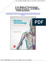 Full Download Test Bank For Medical Terminology Learning Through Practice 1st Edition Paula Bostwick 2 PDF Full Chapter