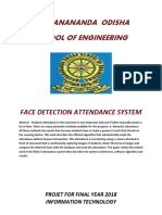 Face Detection Attendance System Synopsis