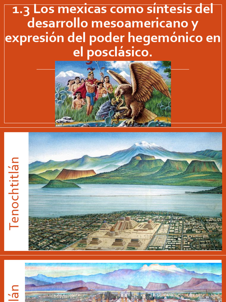 1 3 Los Mexicas Pdf Agricultura Mesoamérica