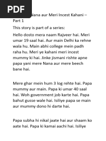 Mummy, Nana Aur Meri Incest Kahani - Part 1